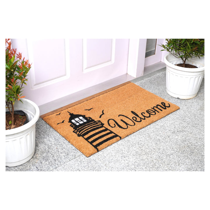 Lighthouse Welcome Doormat 17"x29"