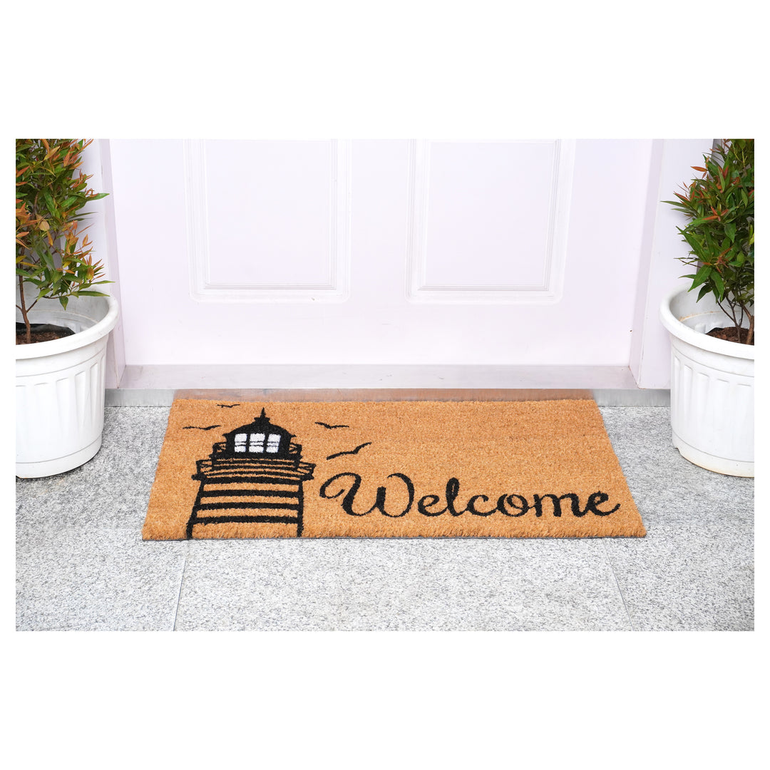 Lighthouse Welcome Doormat 17"x29"