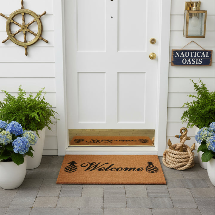 Welcome Pineapples Doormat