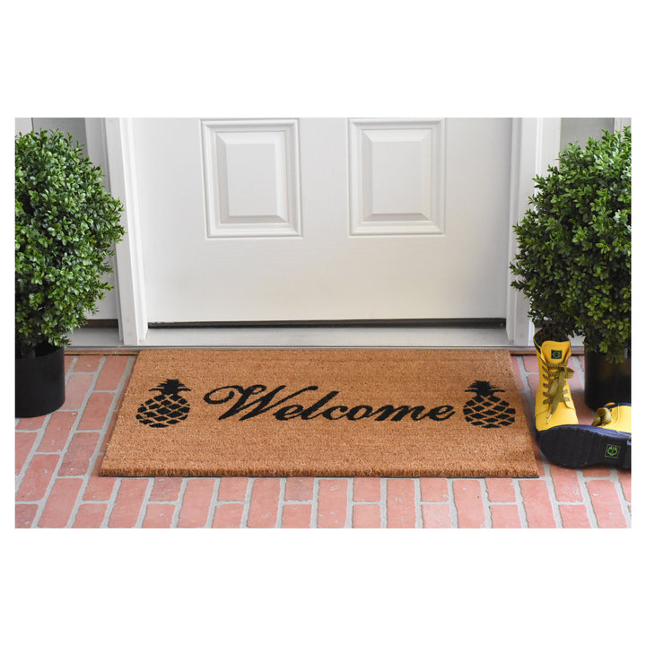 Welcome Pineapples Doormat 17"x29"