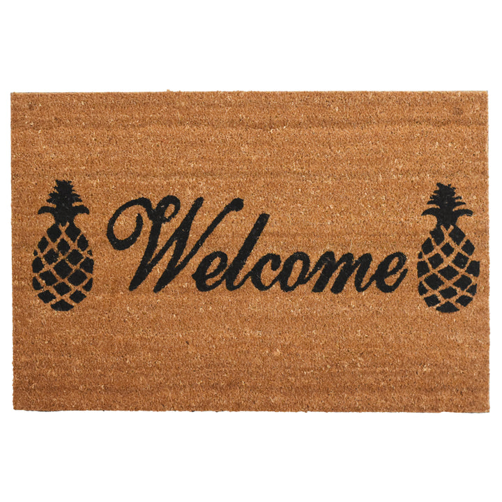 Welcome Pineapples Doormat 17"x29"
