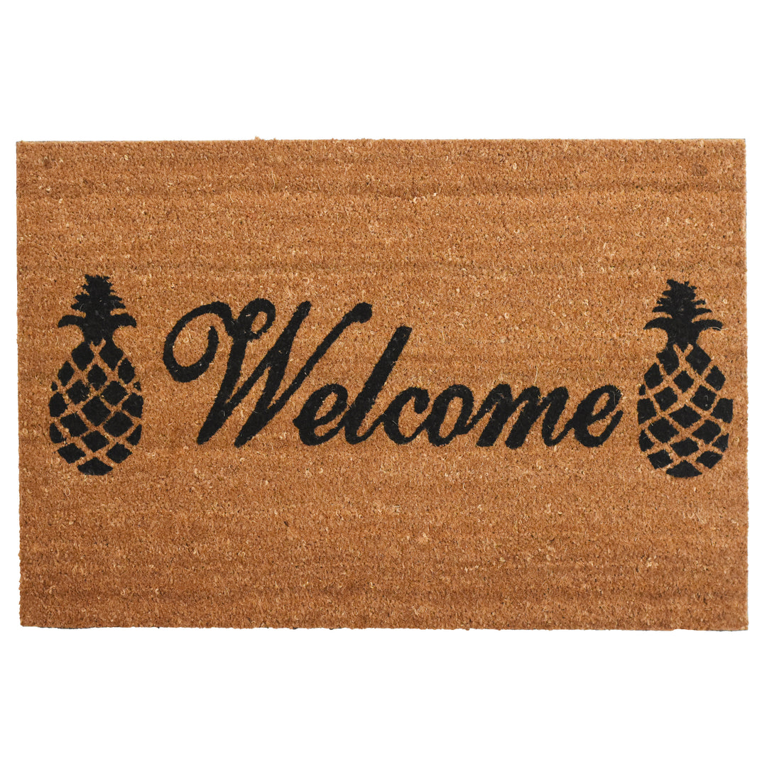 Welcome Pineapples Doormat 17"x29"