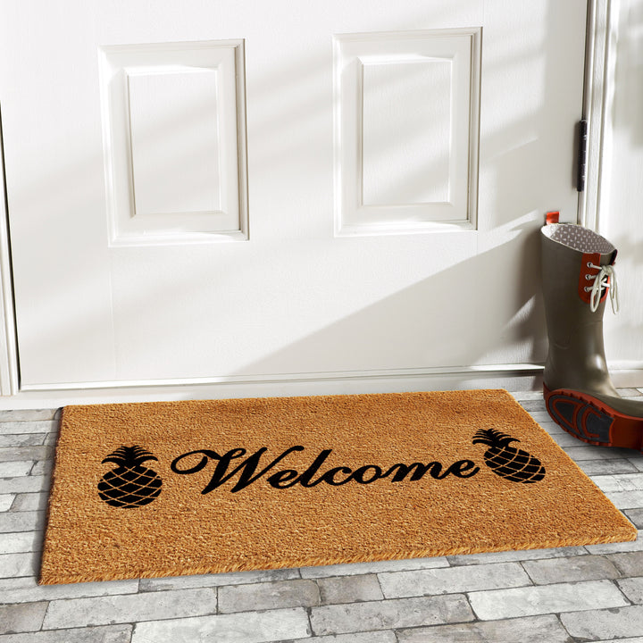 Welcome Pineapples Doormat 24"x36"