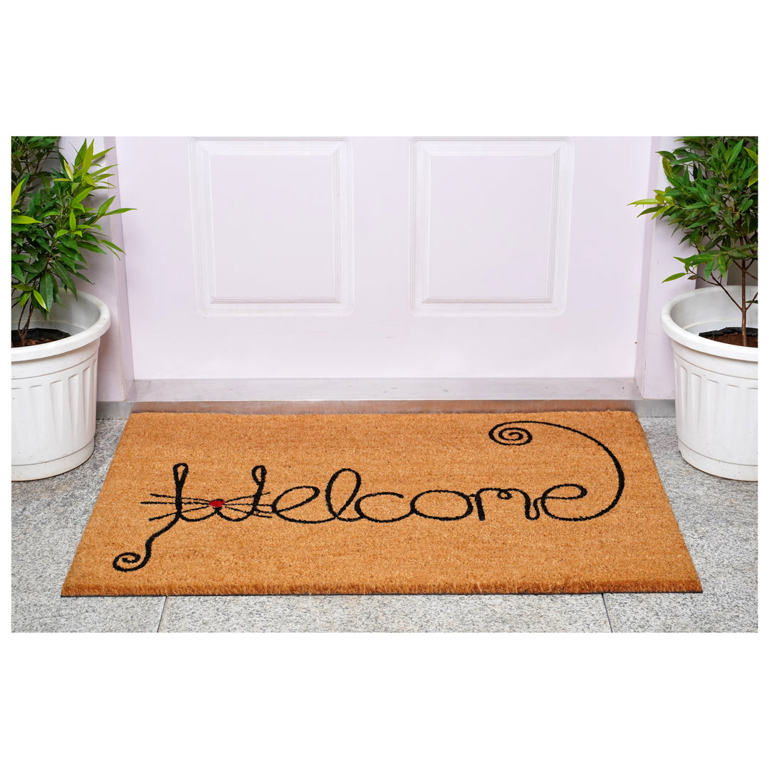 Kitty Curlicue Doormat 24"x36"
