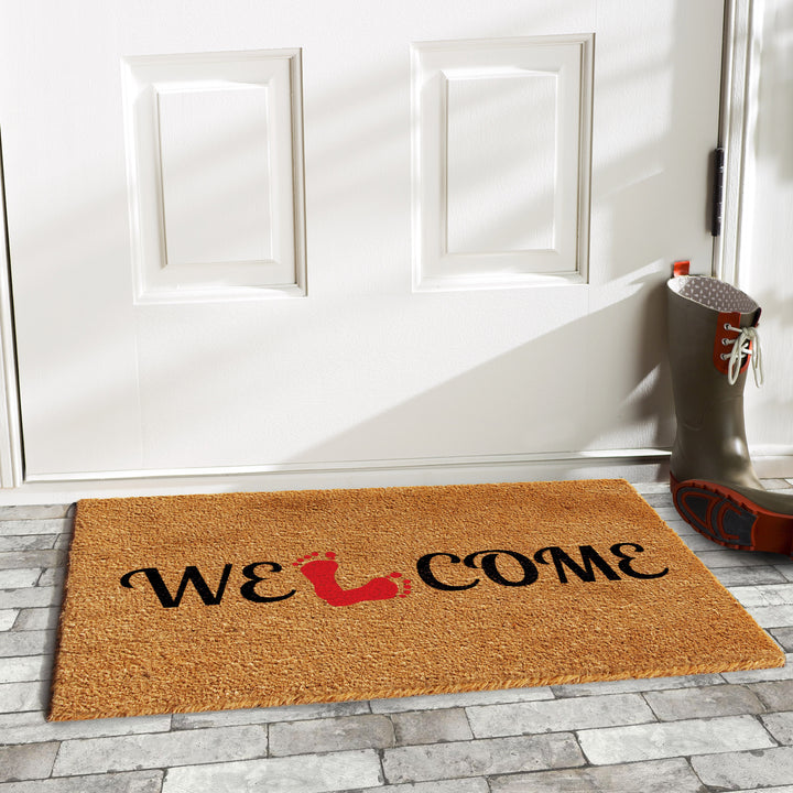 Welcome Feet Doormat 17"x29"