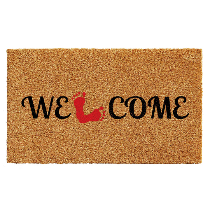 Welcome Feet Doormat 17"x29"