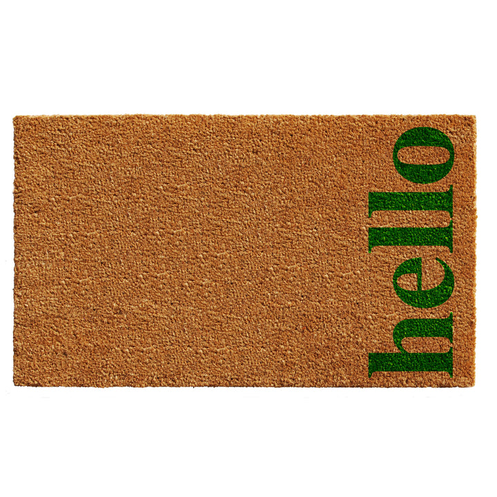 Vertical Hello Doormat