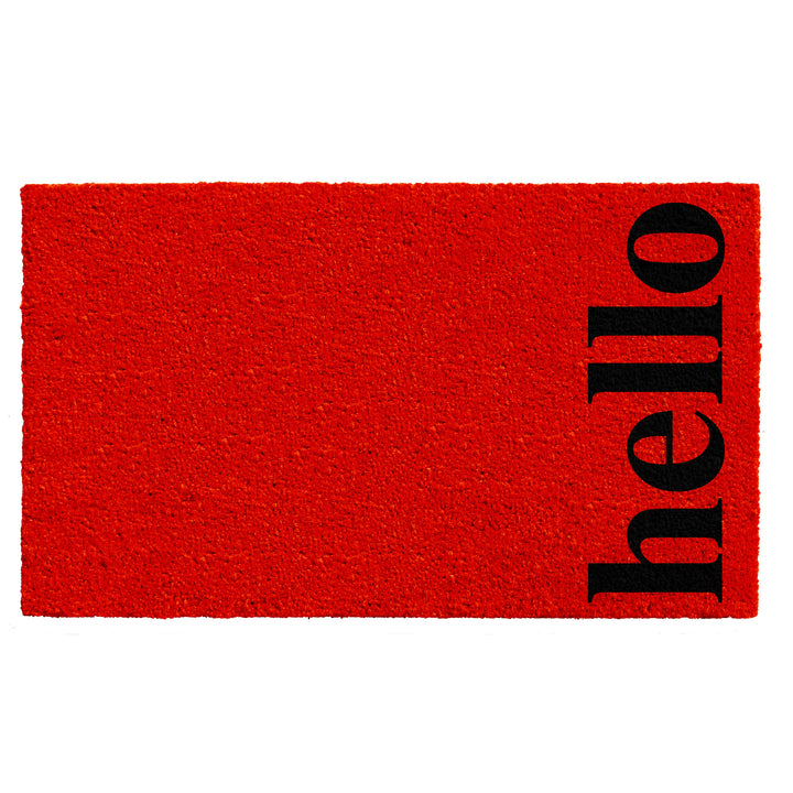Vertical Hello Doormat