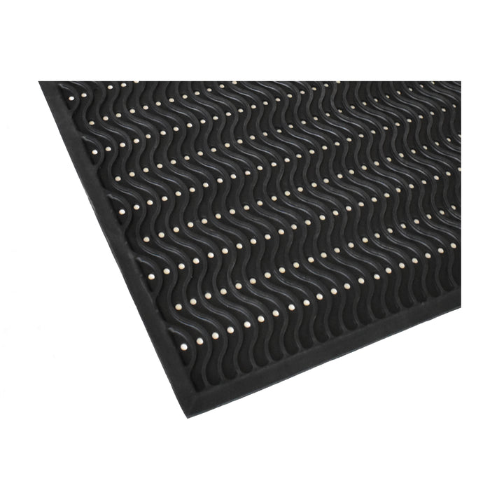 True Step Wave Rubber Doormat