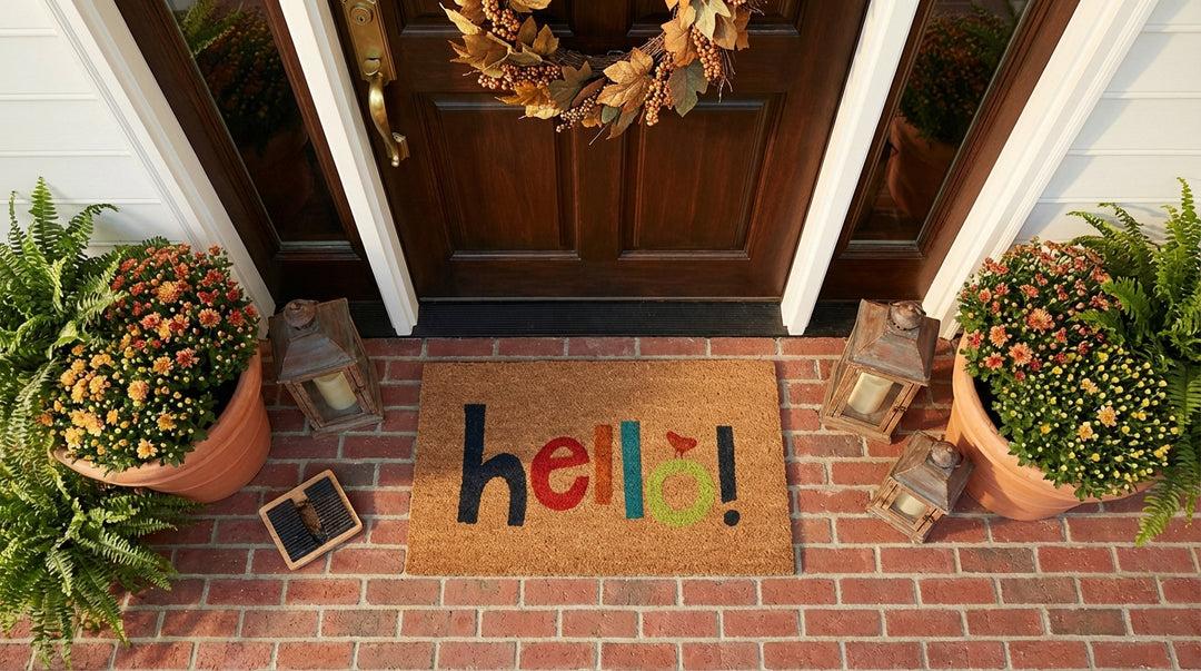 Colorful Hello Doormat