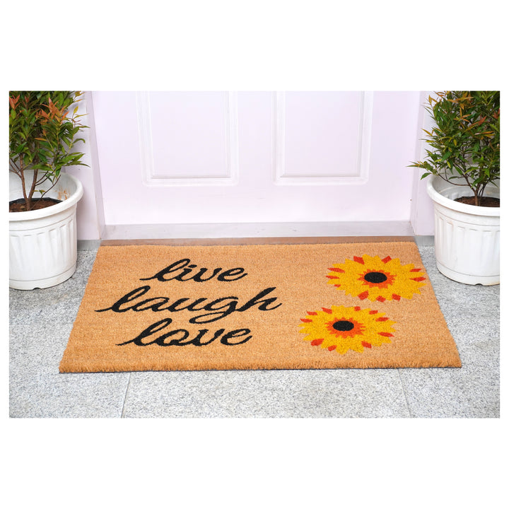 Sunflower Live Laugh Love Doormat 24"x36"