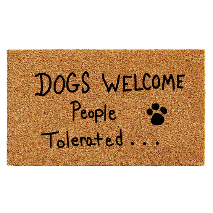 People Tolerated Doormat 17"x29"