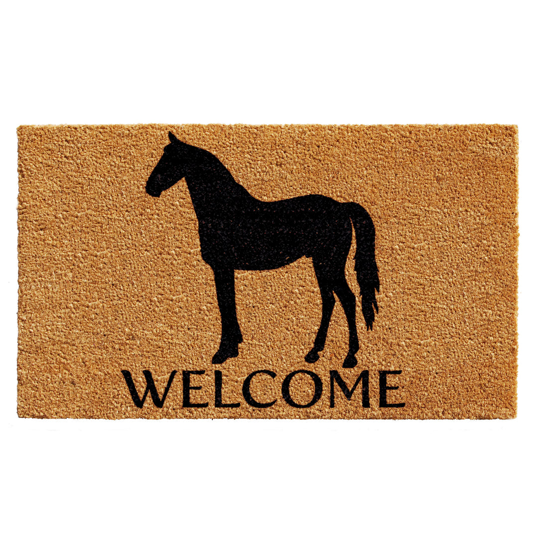 Horse Welcome Doormat 17"x29"