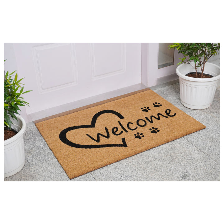 Open Heart Paws Doormat 24"x36"