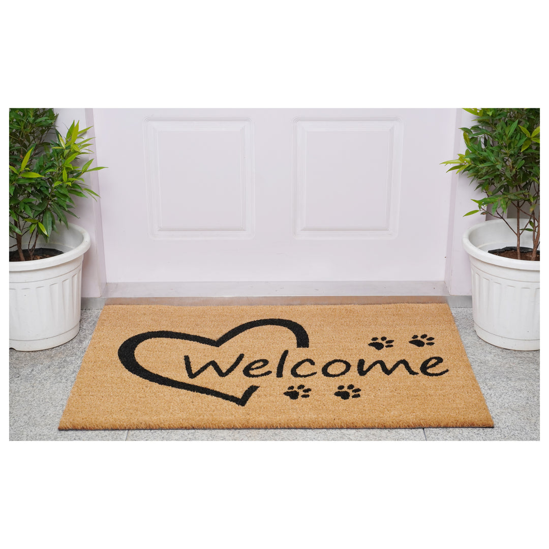 Open Heart Paws Doormat 24"x36"