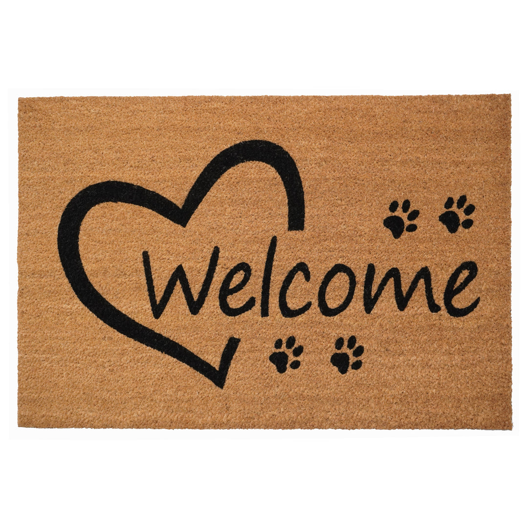 Open Heart Paws Doormat 24"x48"
