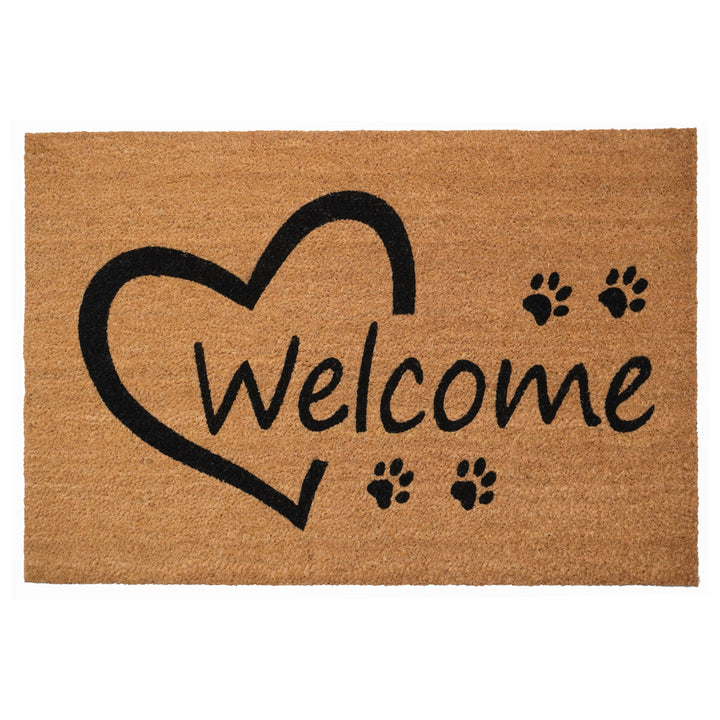 Open Heart Paws Doormat 24"x48"