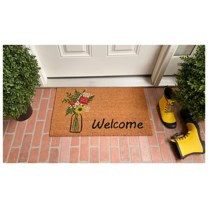 Summer Bouquet Doormat 17"x29"