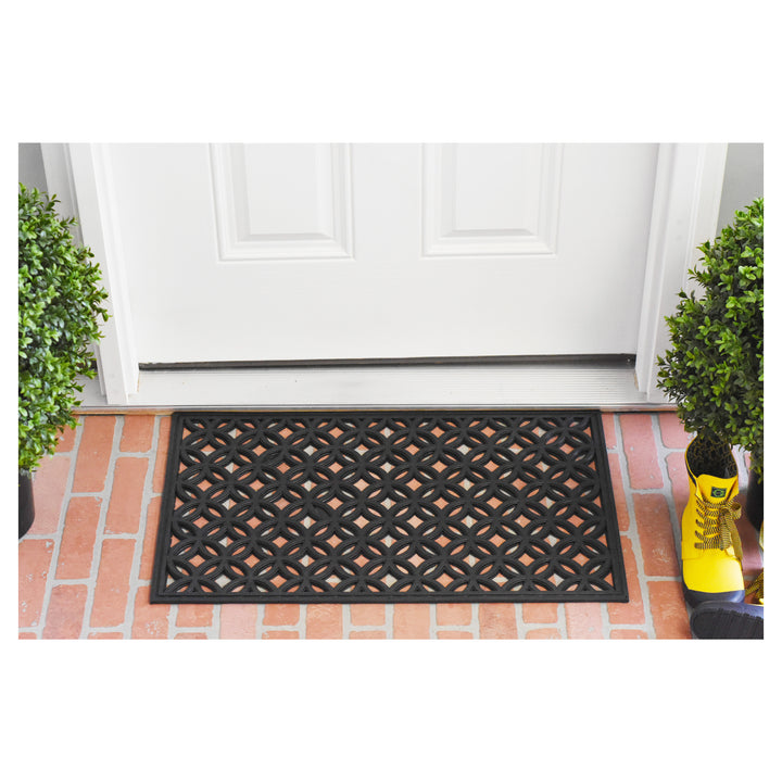 Circles Rubber Doormat 18"x30"