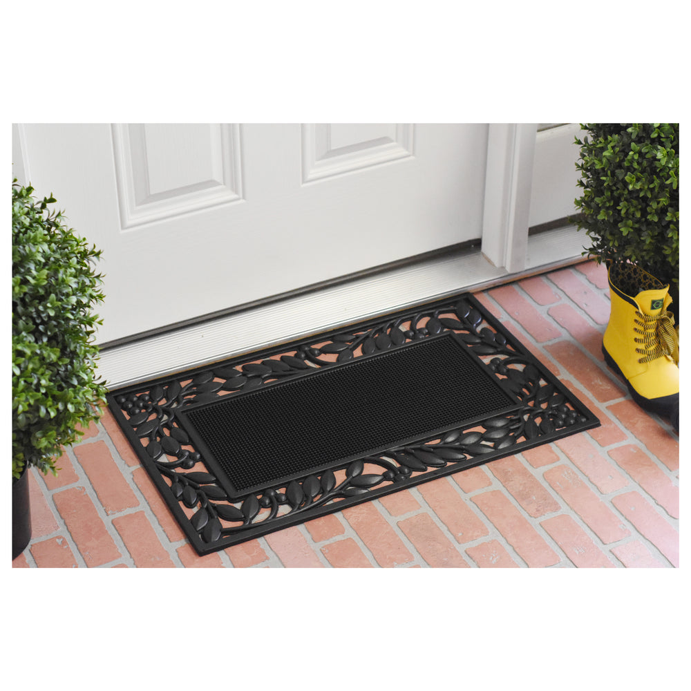 Cherry Vine Rubber Doormat 18"x30"