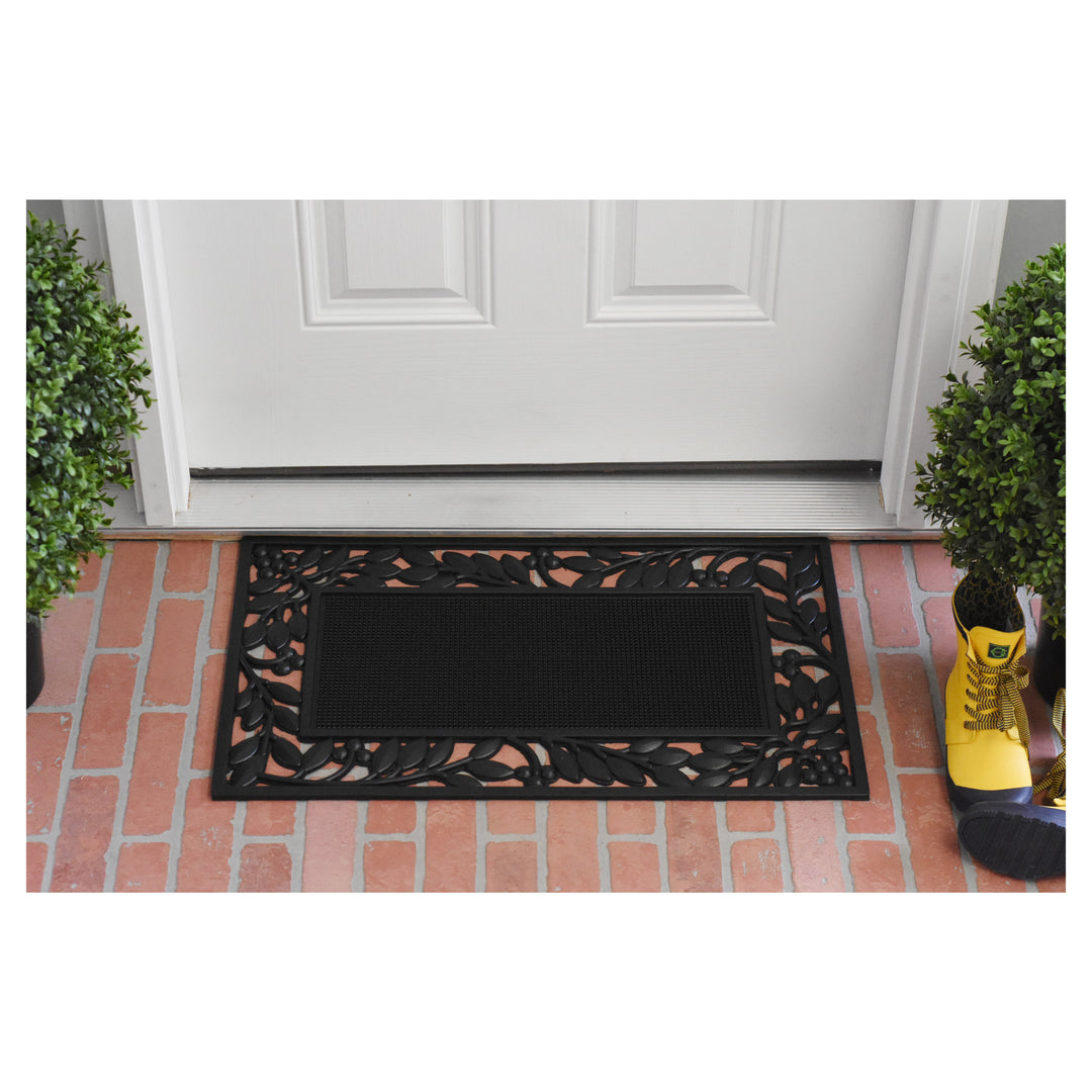 Cherry Vine Rubber Doormat 18"x30"