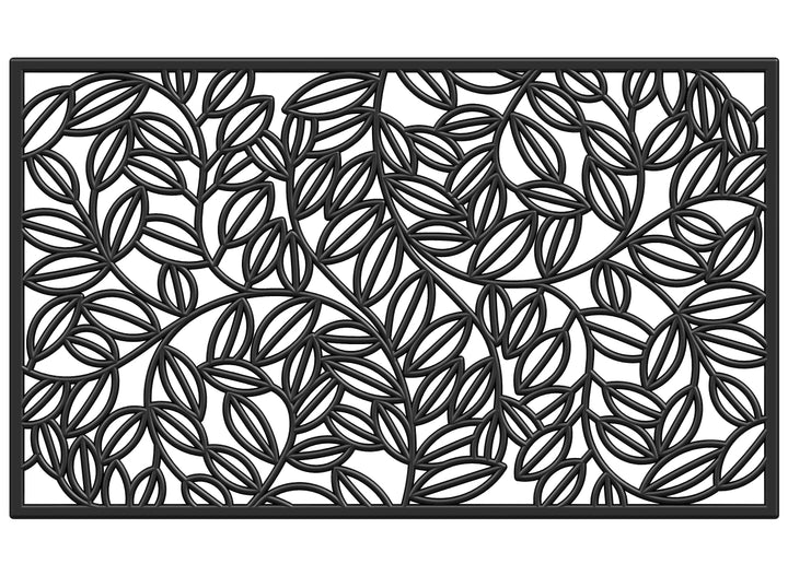 Lilac Vine Rubber Doormat