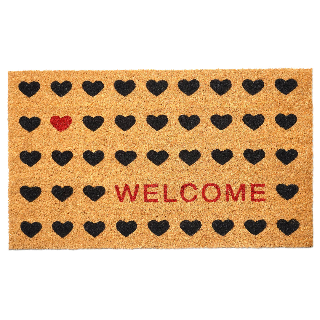 Heart Welcome Doormat 36"x72"