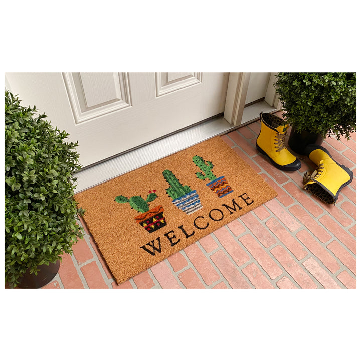 Cactus Welcome Doormat 17"x29"