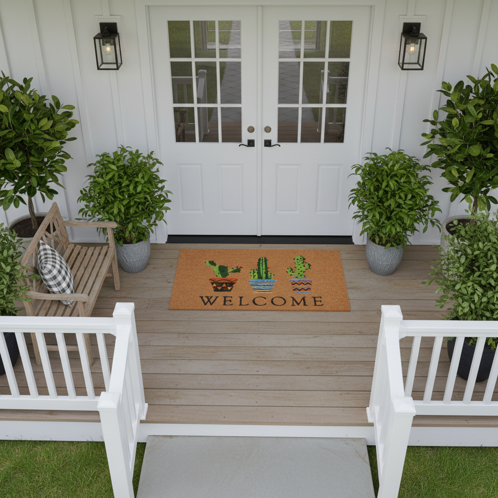 Cactus Welcome Doormat