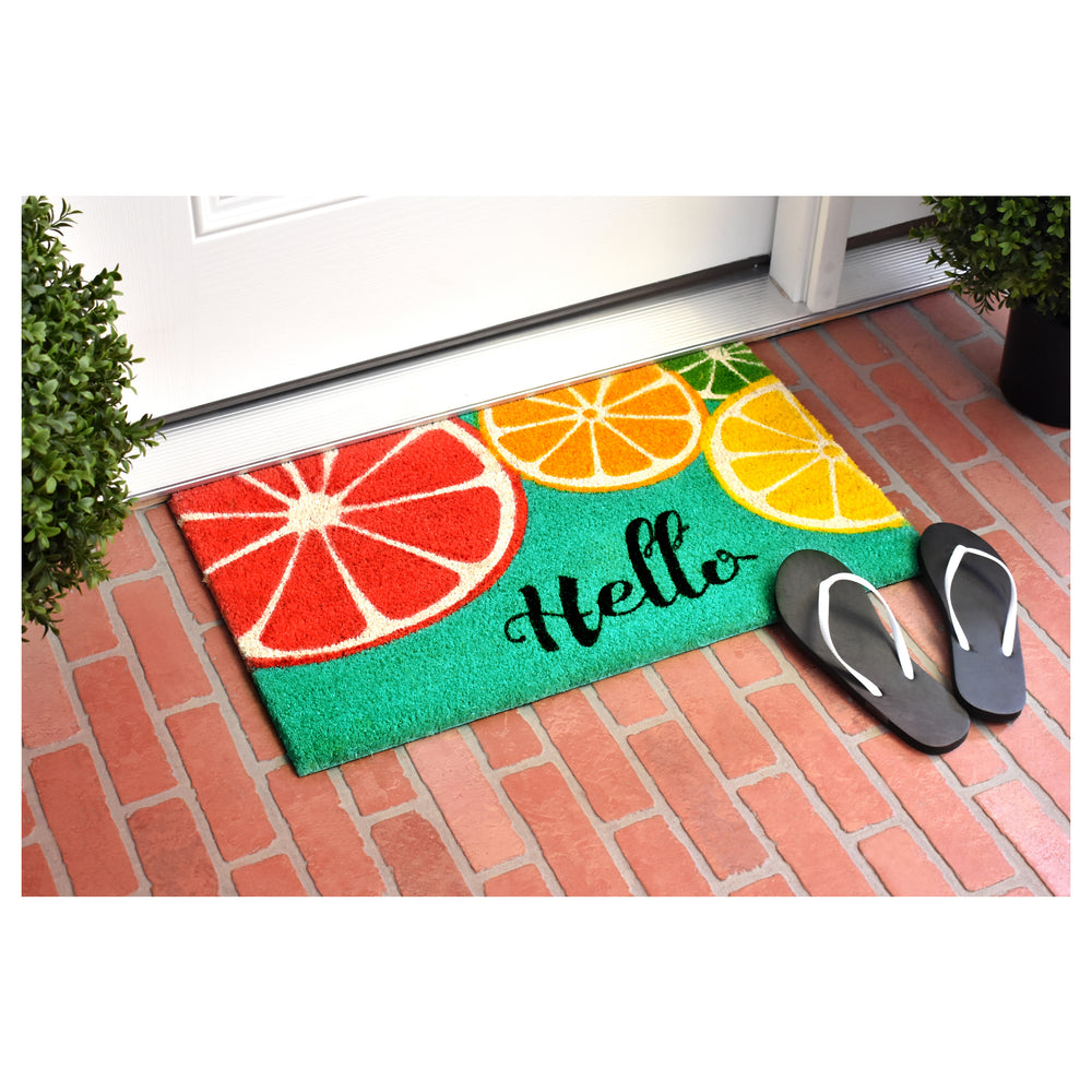 Fruit Hello Doormat 17"x29"