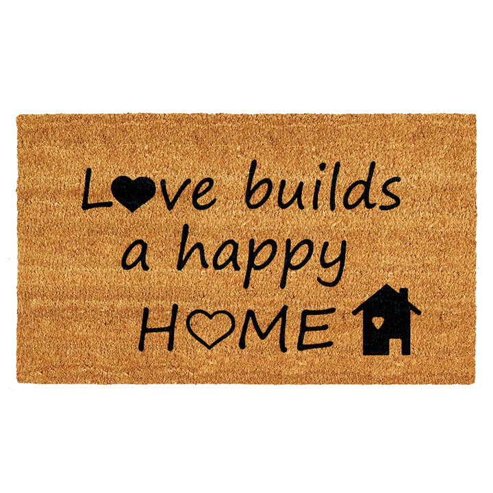 Happy Home Doormat 17"x29"