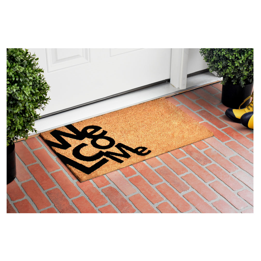 Angle Welcome Doormat