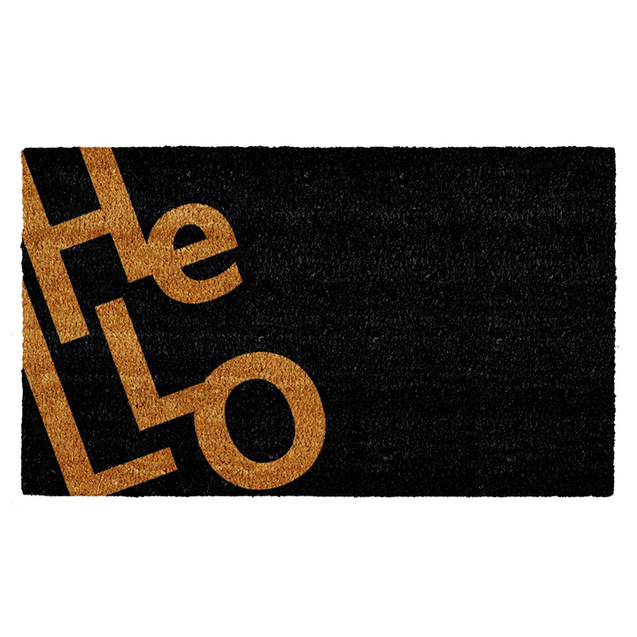 Angle Hello Doormat
