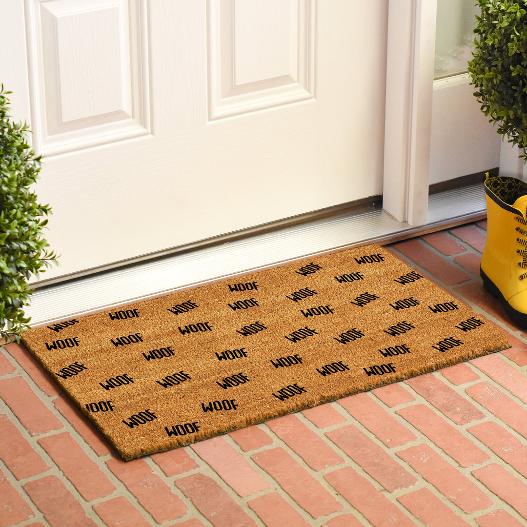 Lots of Woof Doormat 17"x29"