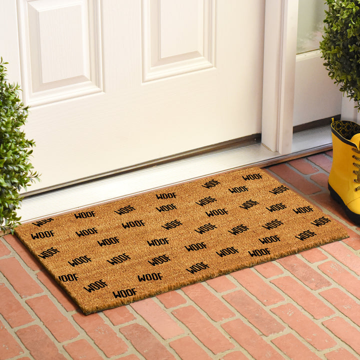 Lots of Woof Doormat 17"x29"
