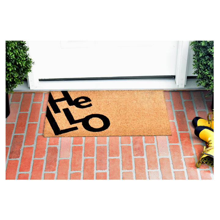 Angle Hello Doormat 24"x36"