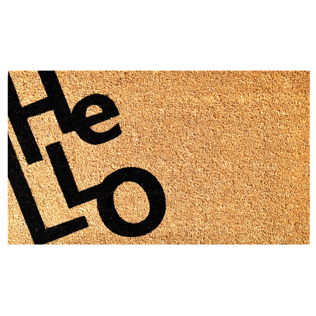 Angle Hello Doormat 24"x36"