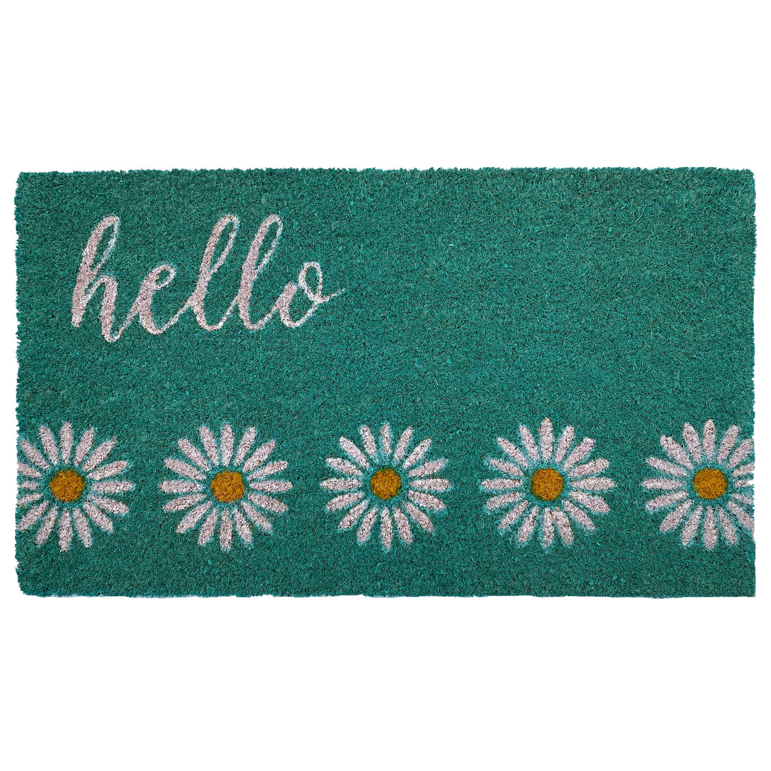 Daisy Hello Doormat 17"x29"