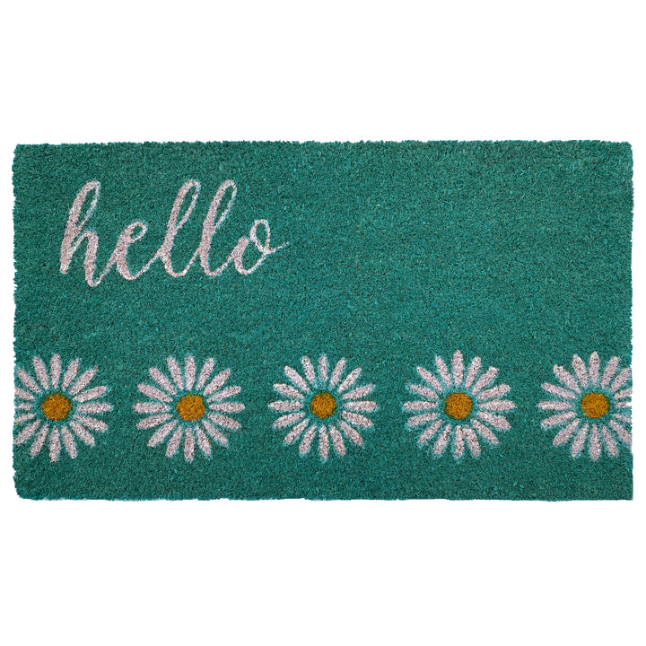 Daisy Hello Doormat 17"x29"