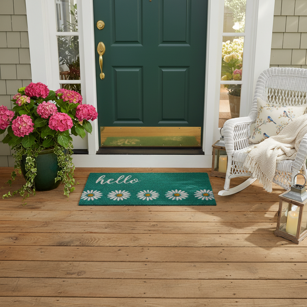 Daisy Hello Doormat