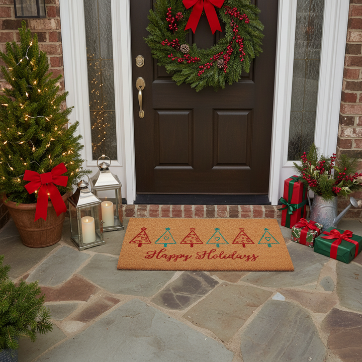 Christmas Tree Fun Doormat