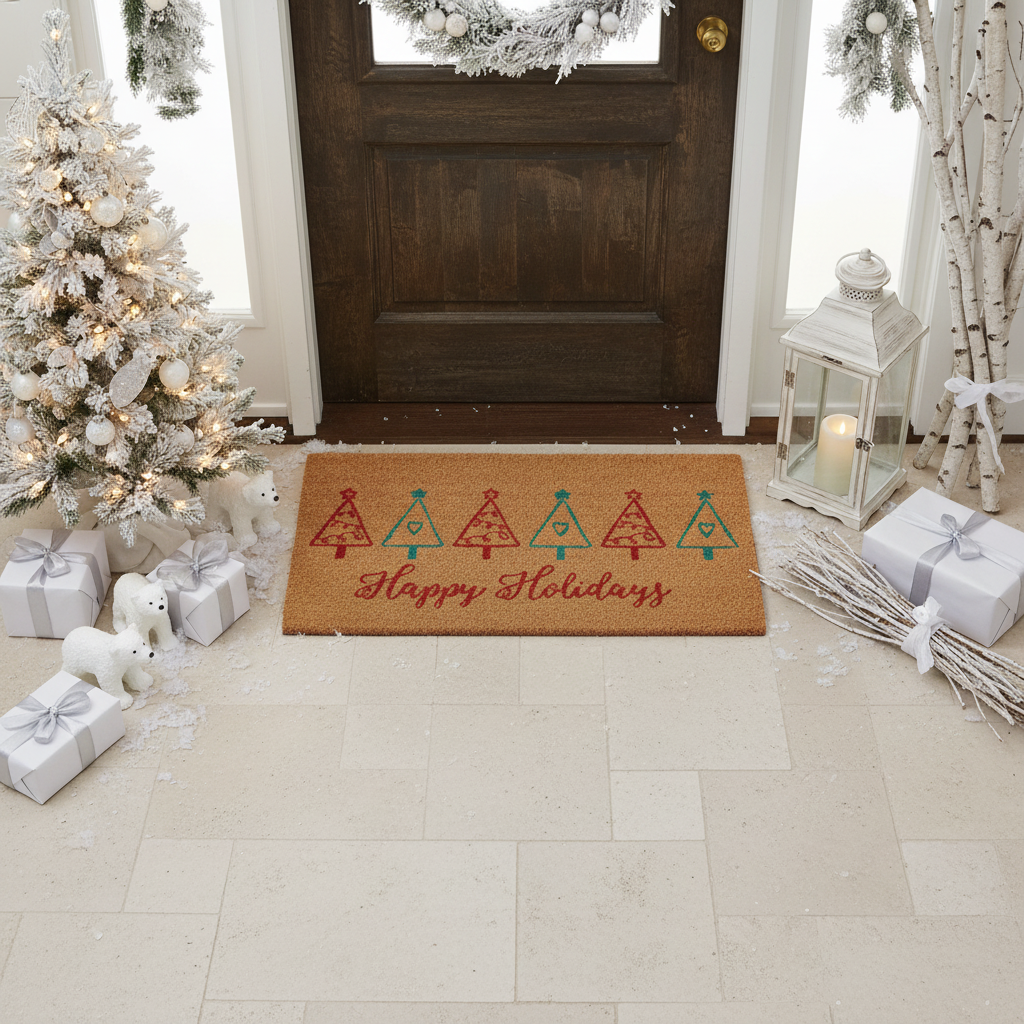 Christmas Tree Fun Doormat
