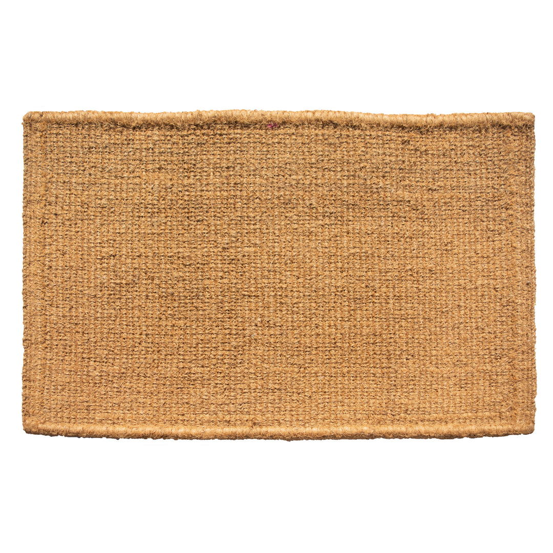 Welcome Border 100% Coir Doormat 24"x36"