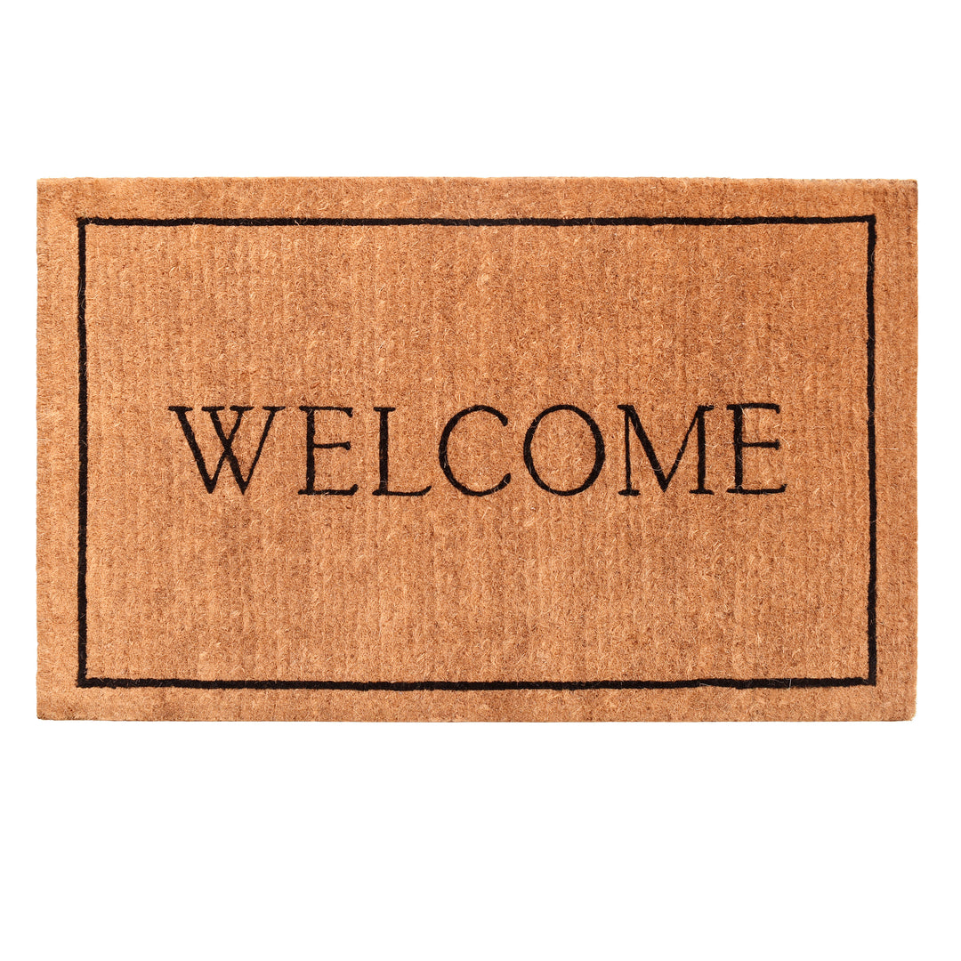 Welcome Border 100% Coir Doormat 30"x48"