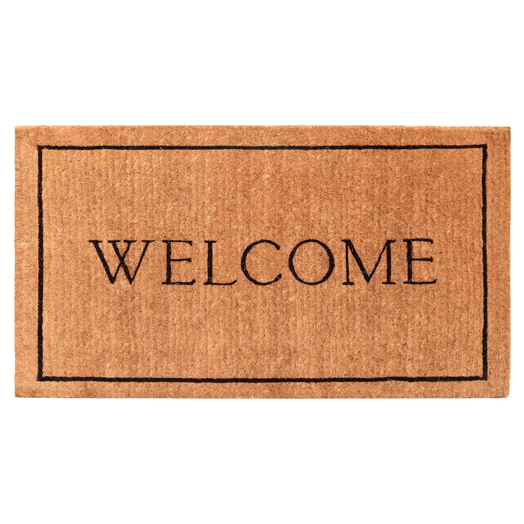 Welcome Border 100% Coir Doormat 36"x72"
