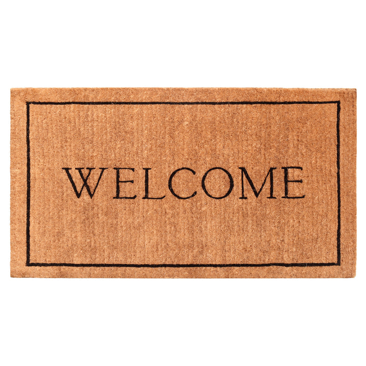 Welcome Border 100% Coir Doormat 36"x72"