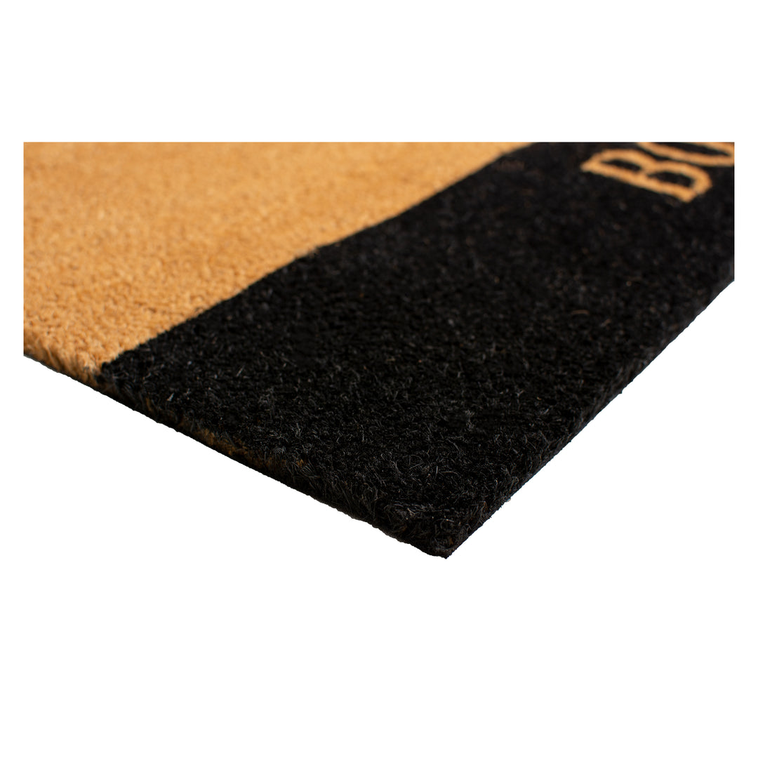 Bonjour Black Stripe Doormat 36"x72"
