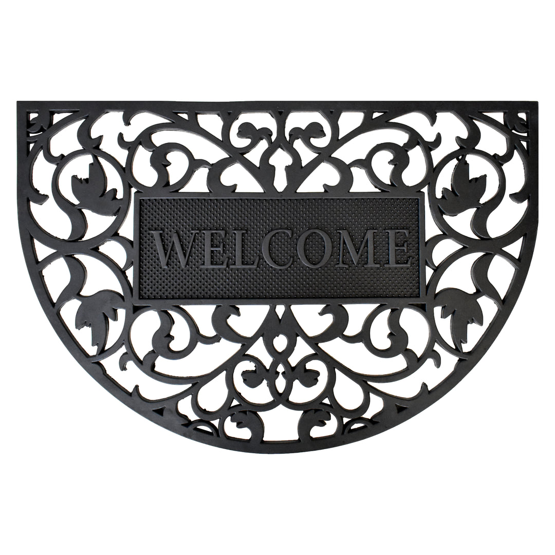 Welcome Arch Rubber Doormat 24"x36"