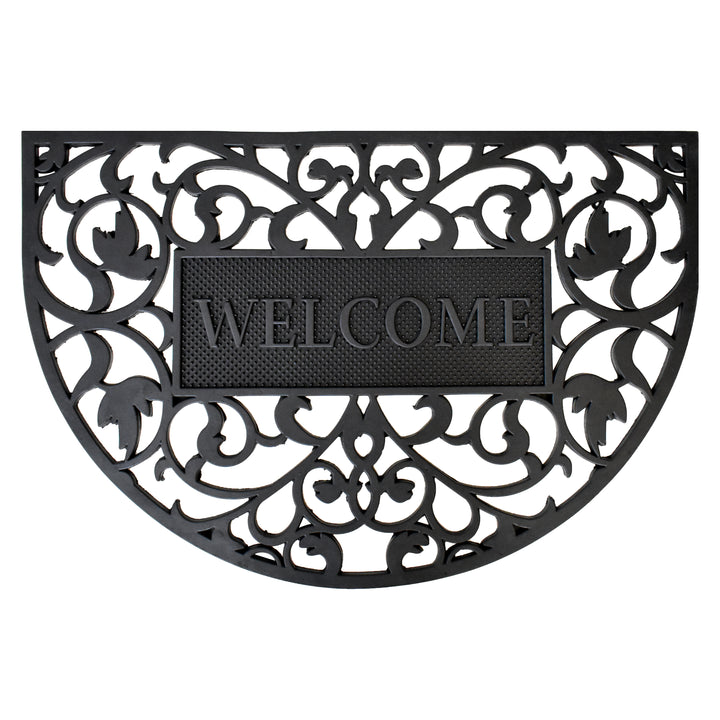 Welcome Arch Rubber Doormat 24"x36"