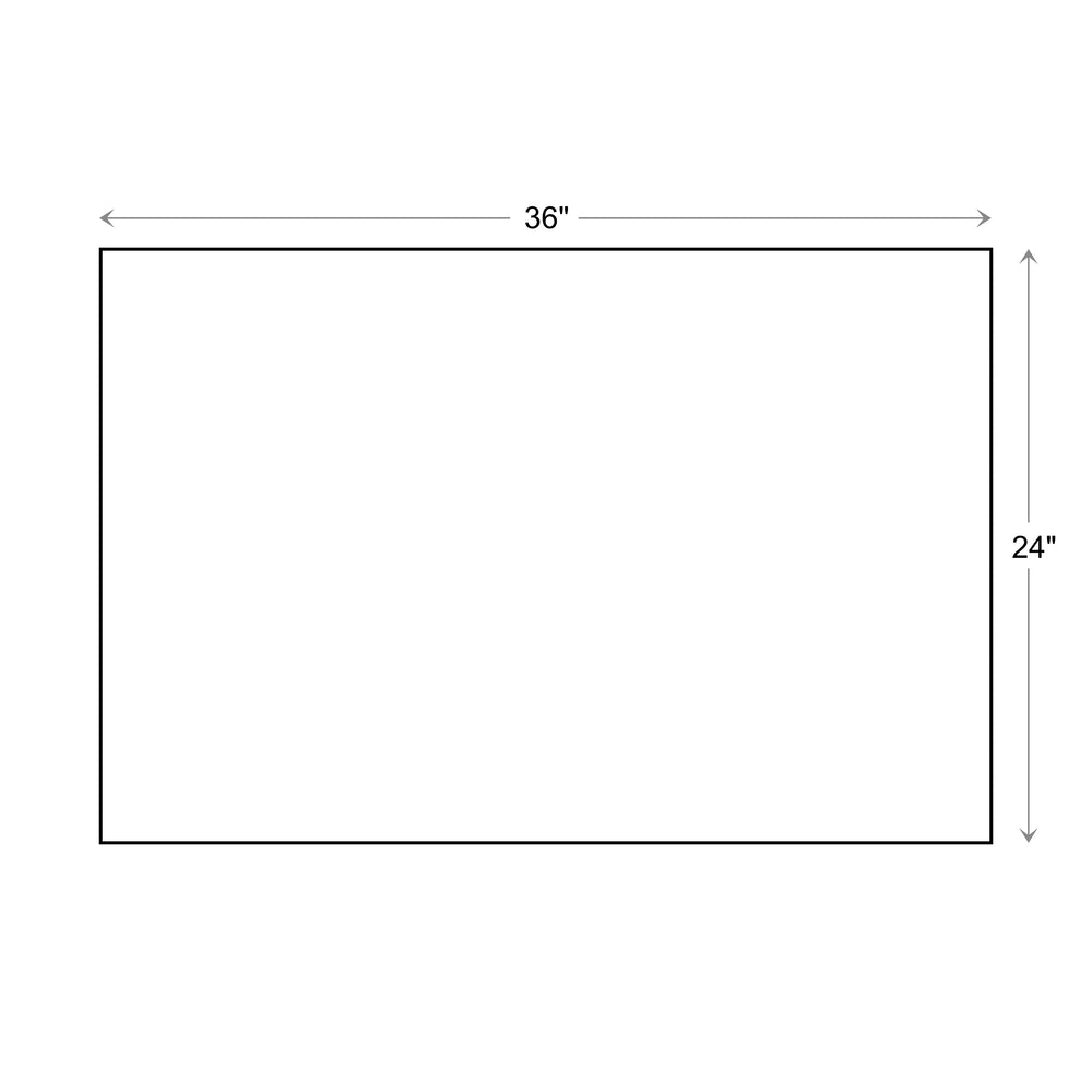 Hello Black Stripe Doormat 24"x36"